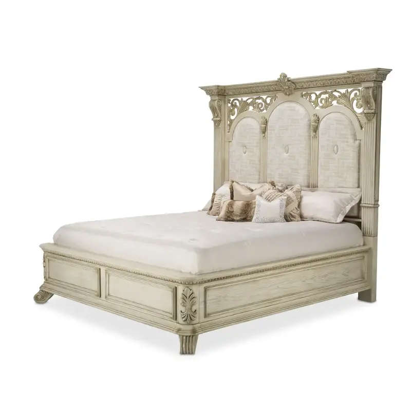 9053000qn-115 Aico Furniture Villa Di Como Bedroom Furniture Bed