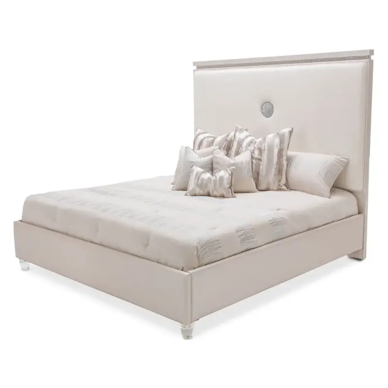 9011014-111-ck Aico Furniture Glimmering Heights Bedroom Furniture Bed