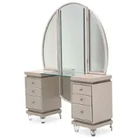 9011058-111 Aico Furniture Glimmering Heights Bedroom Furniture Vanitie