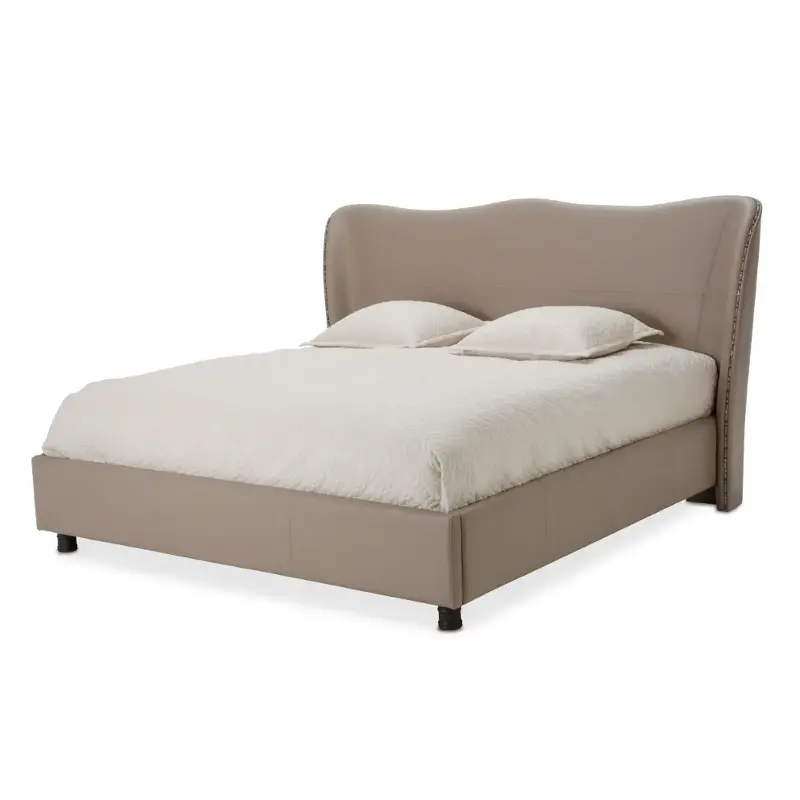 9029012-212 Aico Furniture Cosmopolitan 21-taupe Bedroom Furniture Bed