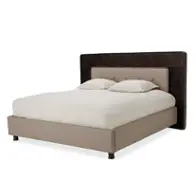 9029016-212 Aico Furniture Cosmopolitan 21-taupe Bedroom Furniture Bed