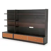 9029097br-812 Aico Furniture Cosmopolitan 21-orange Home Entertainment Furniture Entertainment Center