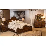 9057012-214 Aico Furniture La Bourges Bedroom Furniture Bed