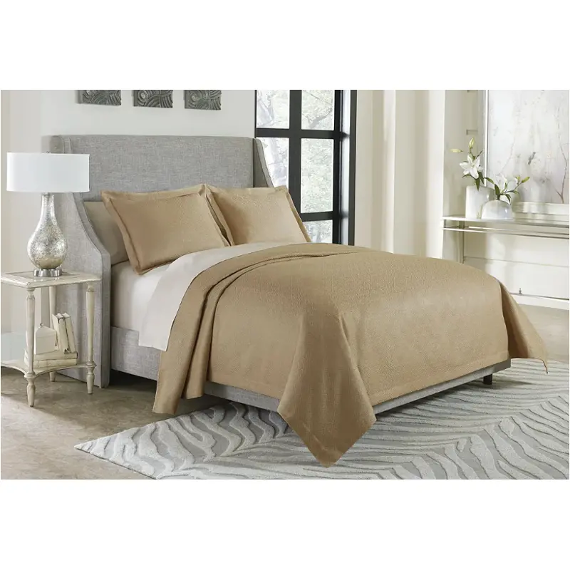 Bcs-qbt3-alton-gld Aico Furniture Alton Bedding Comforter