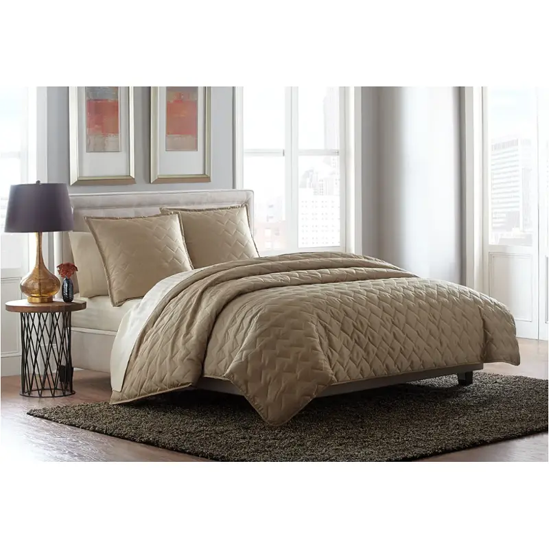 Bcs-qd03-csmpl-cmp Aico Furniture Cosmopolitan Bedding Comforter