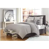 Bcs-qd07-fuson-gry Aico Furniture Fusion Bedding Comforter