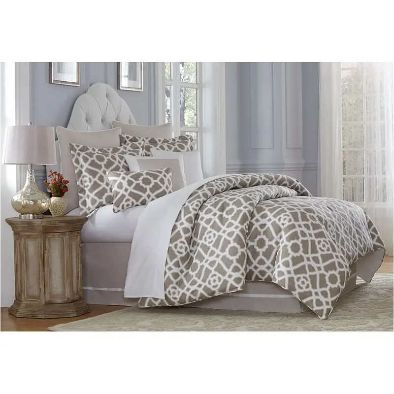 Bcs-ks10-harpr-nat Aico Furniture Harper Bedding Comforter