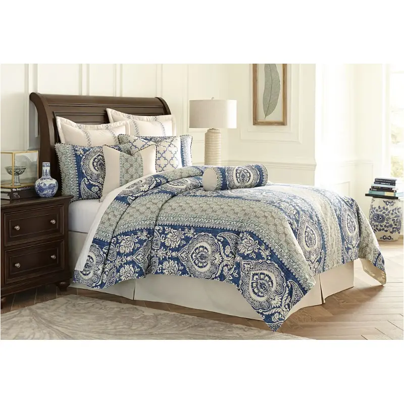 Bcs-qs09-larch-cad Aico Furniture La Rochelle Bedding Comforter