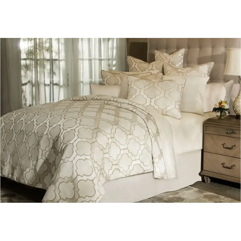 Bcs-qs10-spctrm-perl Aico Furniture Spectrum Bedding Comforter