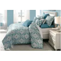 Bcs-qs09-tucson-tur Aico Furniture Tucson Bedding Comforter