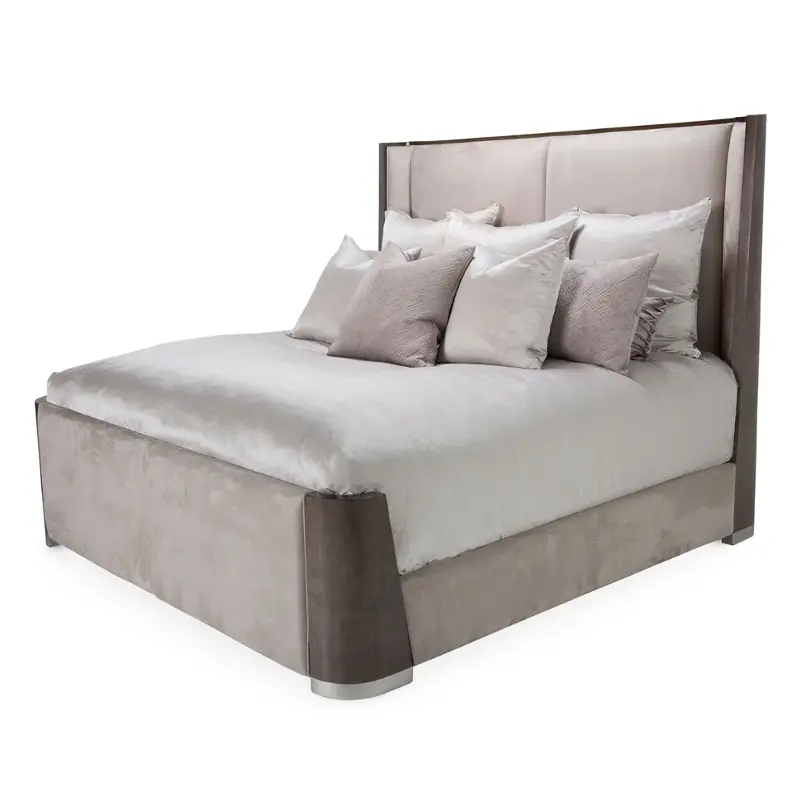 9006000qndp4-220 Aico Furniture Roxbury Park Bedroom Furniture Bed