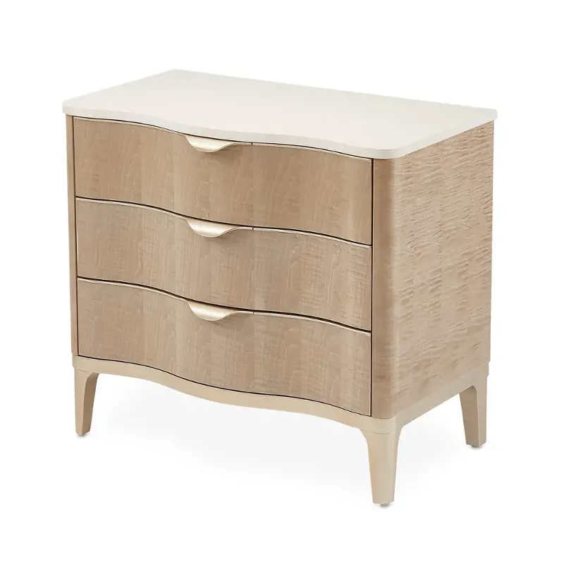 9007040-131 Aico Furniture Malibu Crest Bedroom Furniture Nightstand