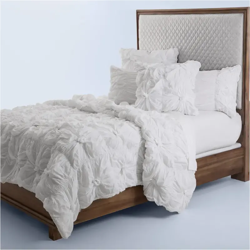 Bcs-ks06-savna-wht Aico Furniture Savanna White Bedding Comforter