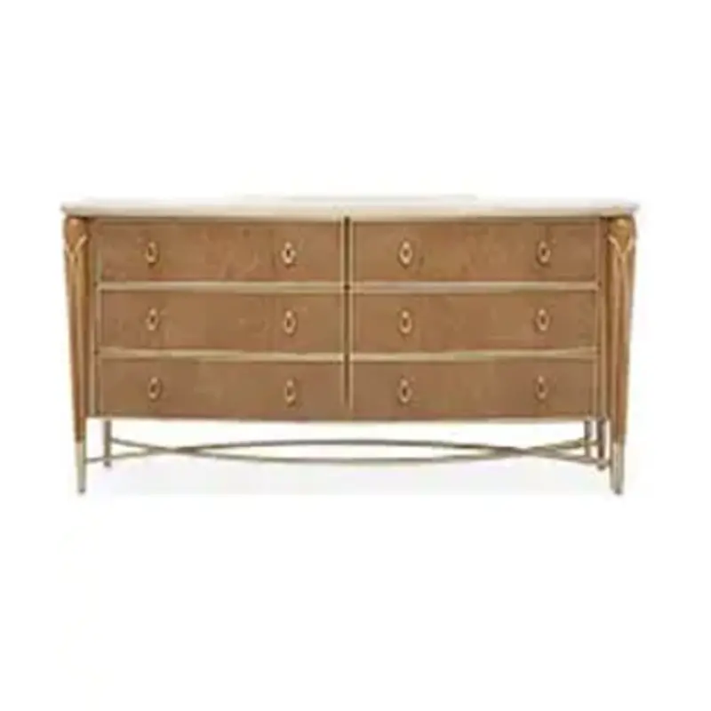 9008050-134 Aico Furniture Villa Cherie - Caramel Bedroom Furniture Dresser