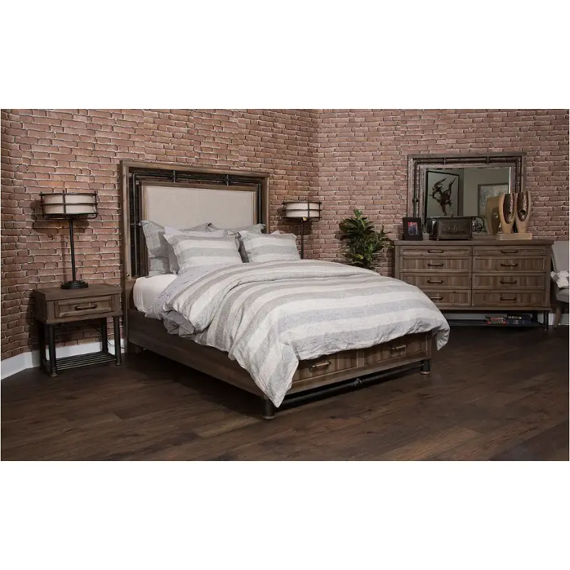 Ki-crsg127-217 Aico Furniture Crossings Bedroom Furniture Bed