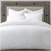 Bcs-qd05-bybryw-wht Aico Furniture Bayberry White Bedding Comforter