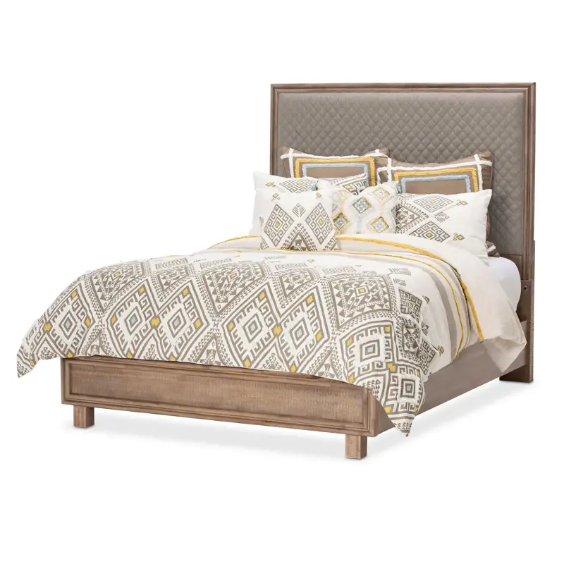 Ki-hudf014gry-216 Aico Furniture Hudson Ferry Bedroom Furniture Bed