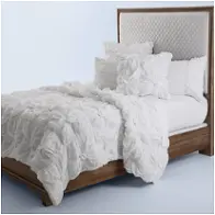 Bcs-ts02-savna-wht Aico Furniture Savanna White Bedding Comforter