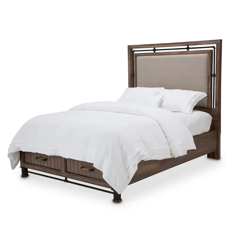 Ki-crsg014-217-ck-st Aico Furniture Crossings Bedroom Furniture Bed