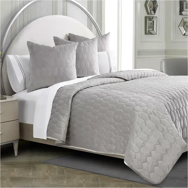 Bcs-kqt4-aflunt-dov Aico Furniture Accent Furniture Comforter