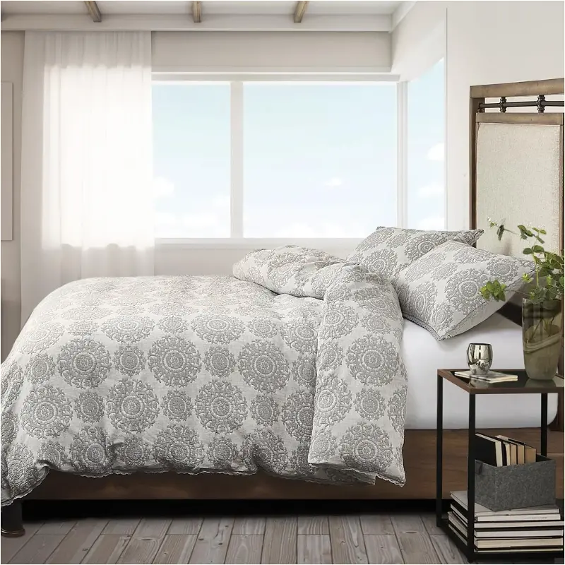 Bcs-kd03-mcknly-gry Aico Furniture Accent Furniture Comforter