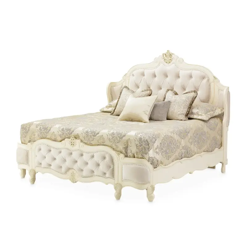 54017-27-37-113 Aico Furniture Lavelle - Classic Pearl Bedroom Furniture Bed