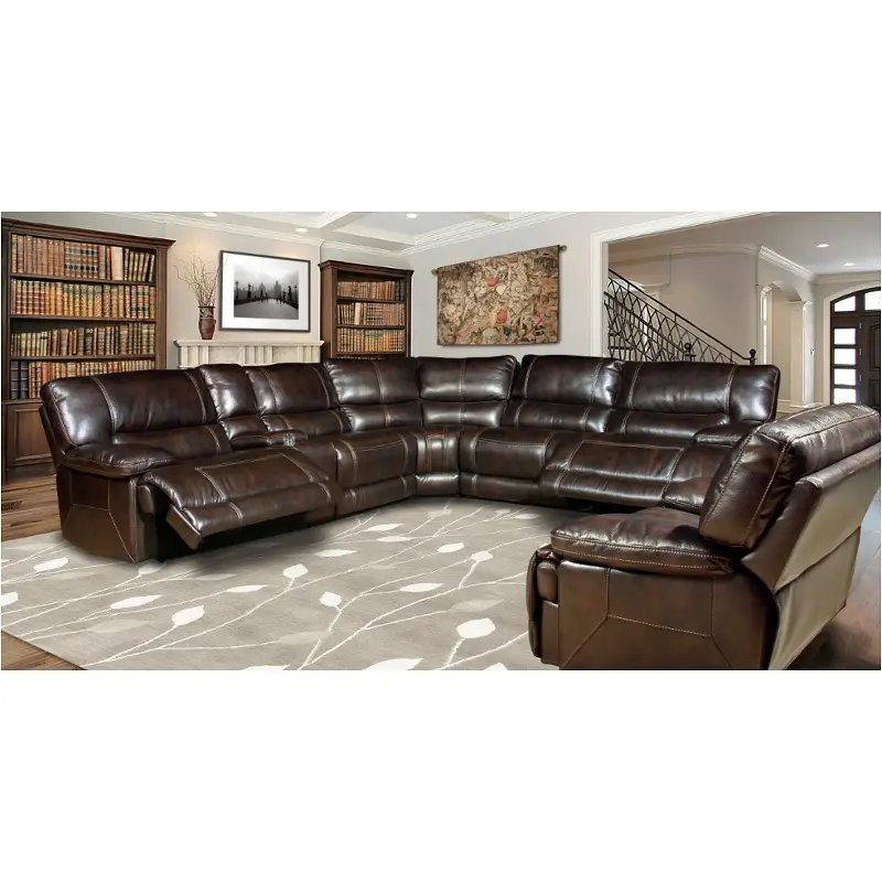 Mpeg850-nu Parker House Furniture Pegasus - Nutmeg Living Room Furniture Sectional