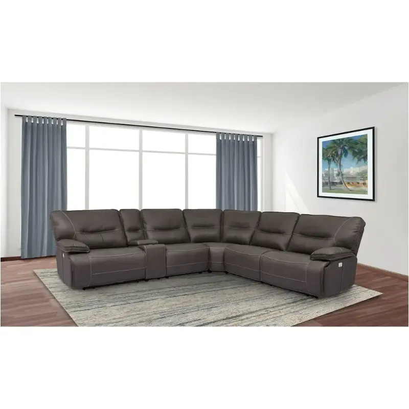 Mspa811rph-haz Parker House Furniture Spartacus - Haze Living Room Furniture Sectional