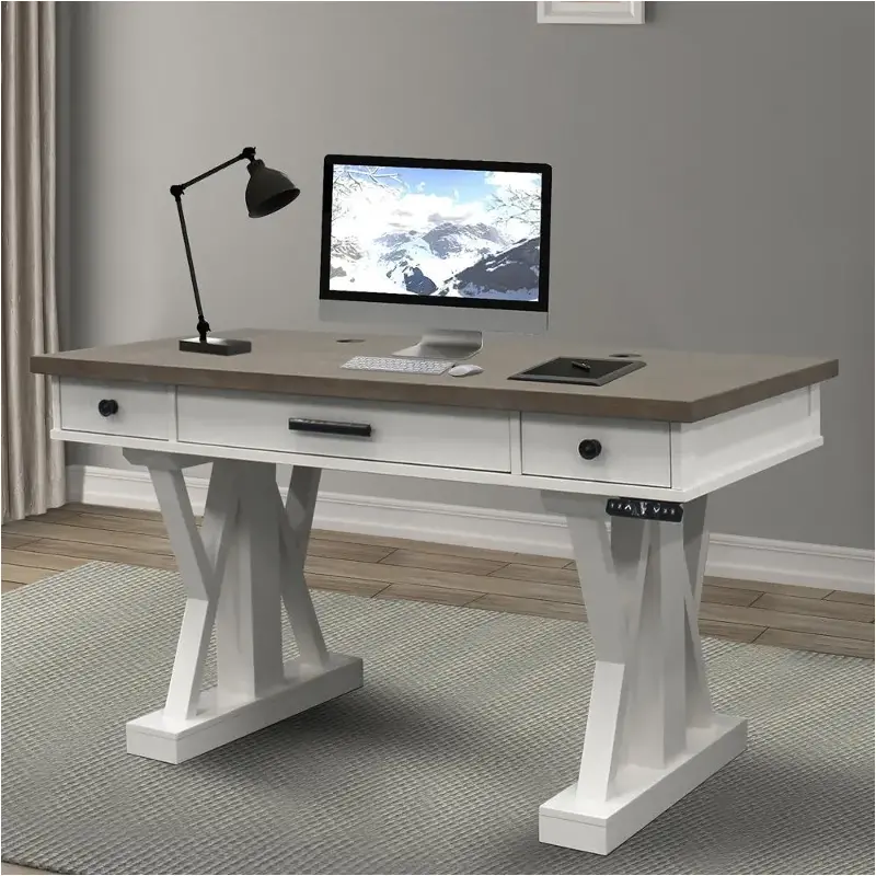 Ame256-cot Parker House Furniture Americana Modern - Cotton Home Office Furniture Desk