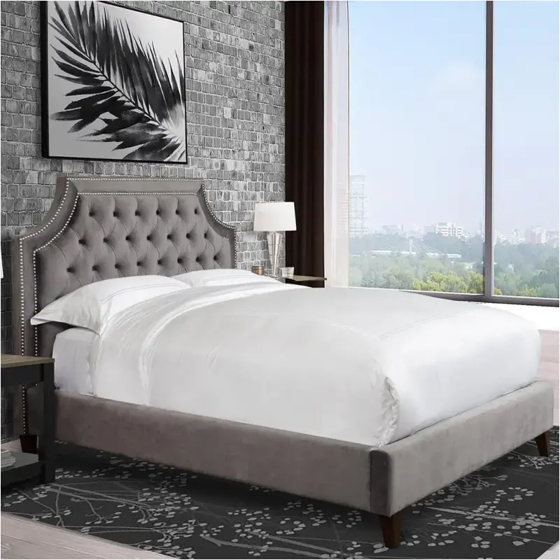 Queen Bed - Jasmine Flannel Parker House Furniture Jasmine - Flannel Bedroom Furniture Bed