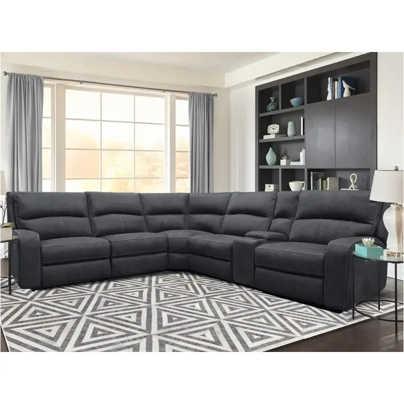 Mpol860-sla Parker House Furniture Polaris - Slate Living Room Furniture Sectional