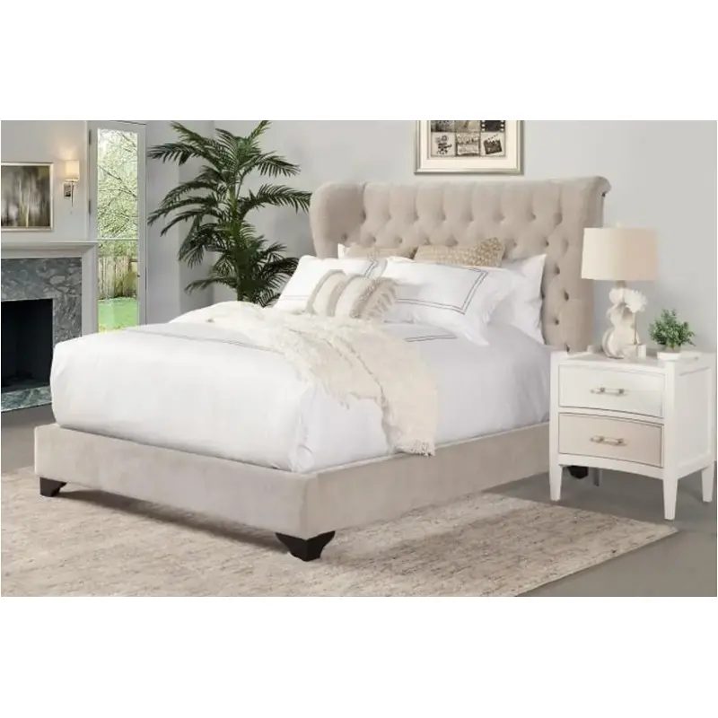 Bchl8000hb-mer Parker House Furniture Chloe - Meringue Bedroom Furniture Bed