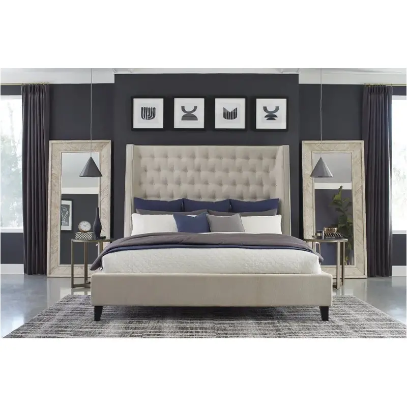 Bela9000hb-por Parker House Furniture Elaina - Porcelain Bedroom Furniture Bed