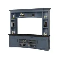 Ame92-3-den Parker House Furniture American Modern - Denim Home Entertainment Furniture Tv Console