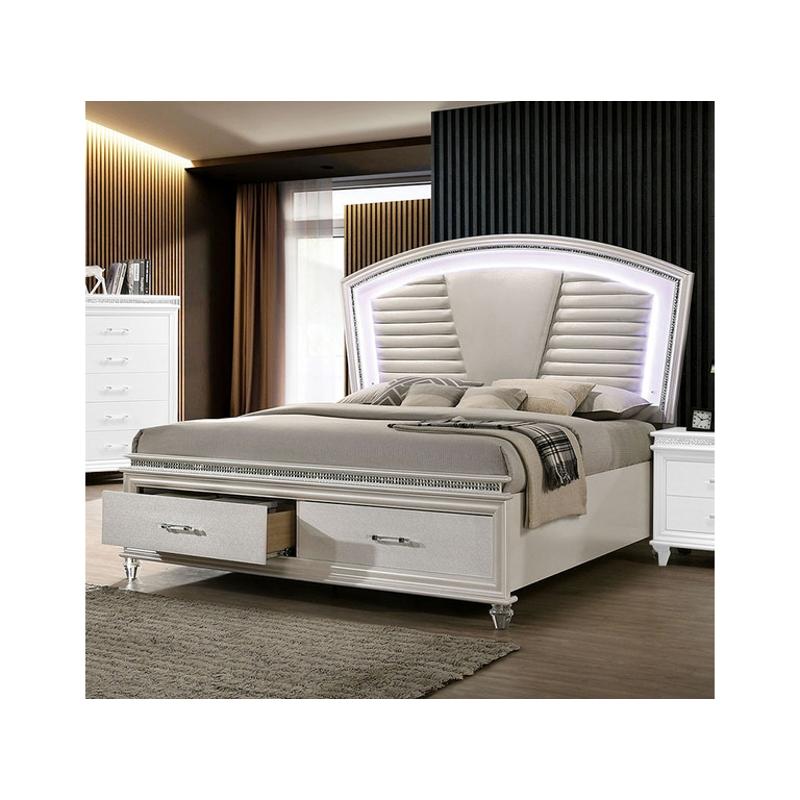 Cm7899q Furniture Of America Maddie Bedroom Furniture Bed