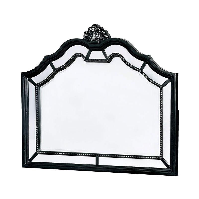 Cm7194bk-m Furniture Of America Azha - Black Bedroom Furniture Mirror