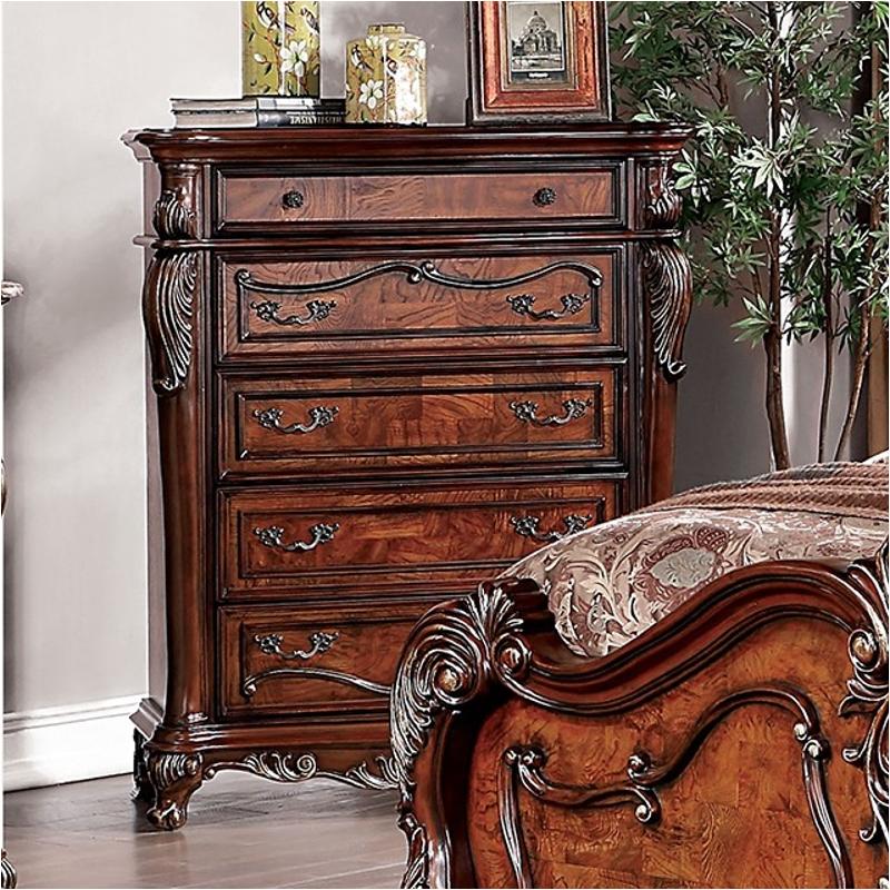 Cm7183c Furniture Of America Rosewood Bedroom Furniture Chest