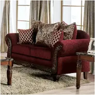 Sm7757-lv Furniture Of America Letizia Living Room Furniture Loveseat