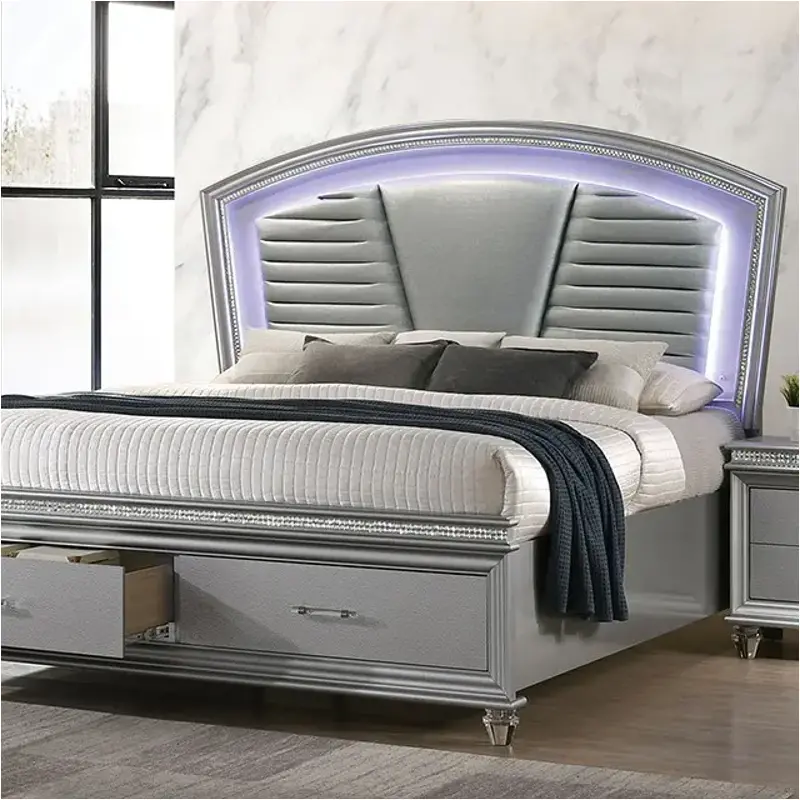 Cm7899sv-ek Furniture Of America Maddie Bedroom Furniture Bed