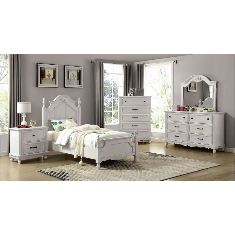 Cm7184t-bed Furniture Of America Georgette Bedroom Furniture Bed