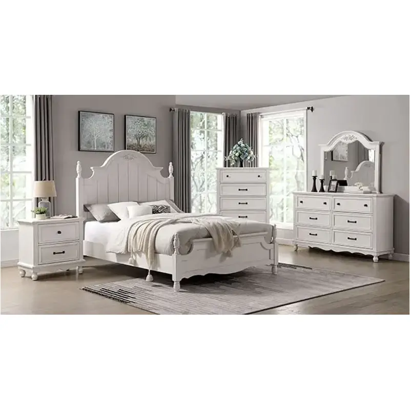 Cm7184f-bed Furniture Of America Georgette Bedroom Furniture Bed