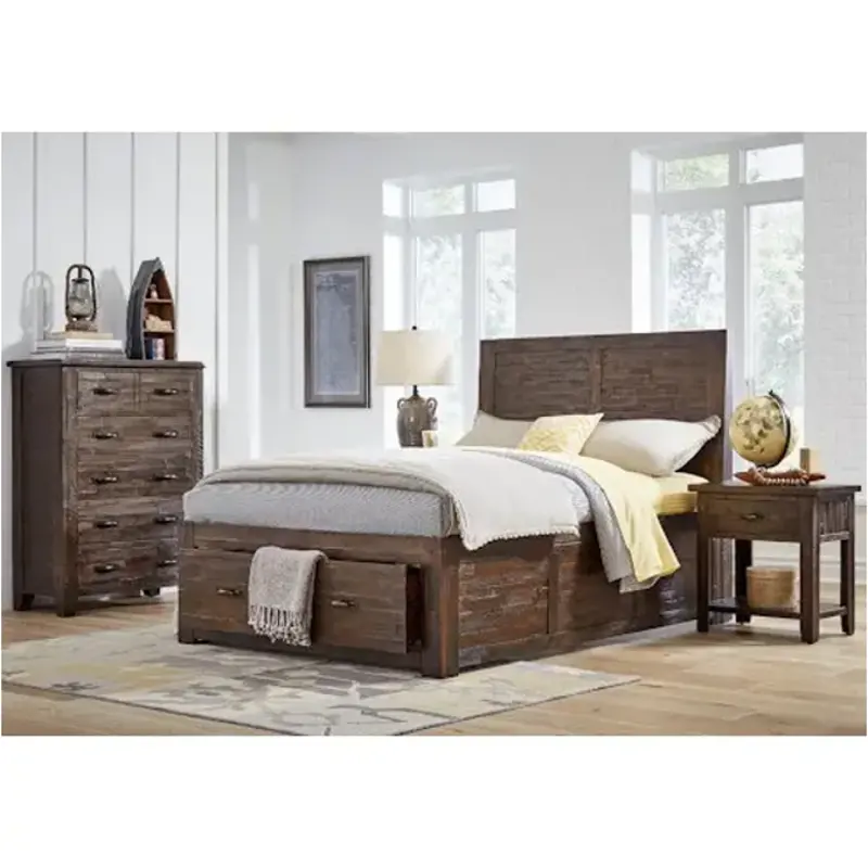 1605-75 Jofran Furniture Jackson Lodge Bedroom Furniture Bed