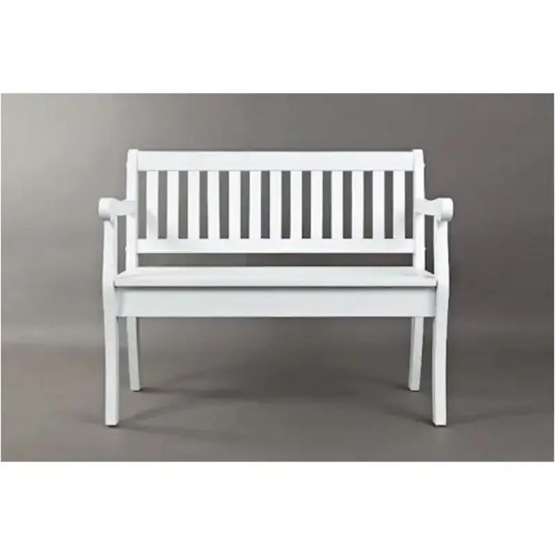 1744-42 Jofran Furniture Artisans Craft - Weathered White Bedroom Furniture Benche