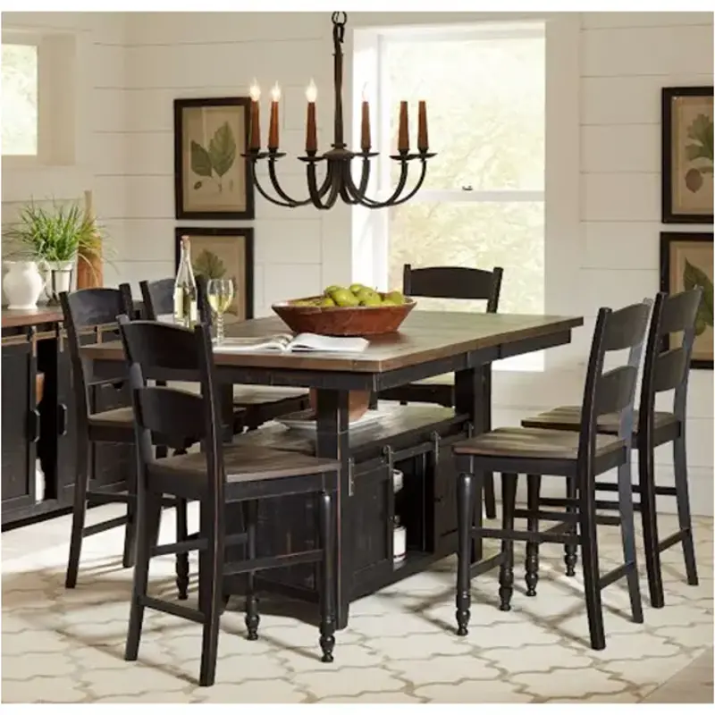 1702-72t Jofran Furniture Madison County - Vintage Black Dining Room Furniture Dining Table