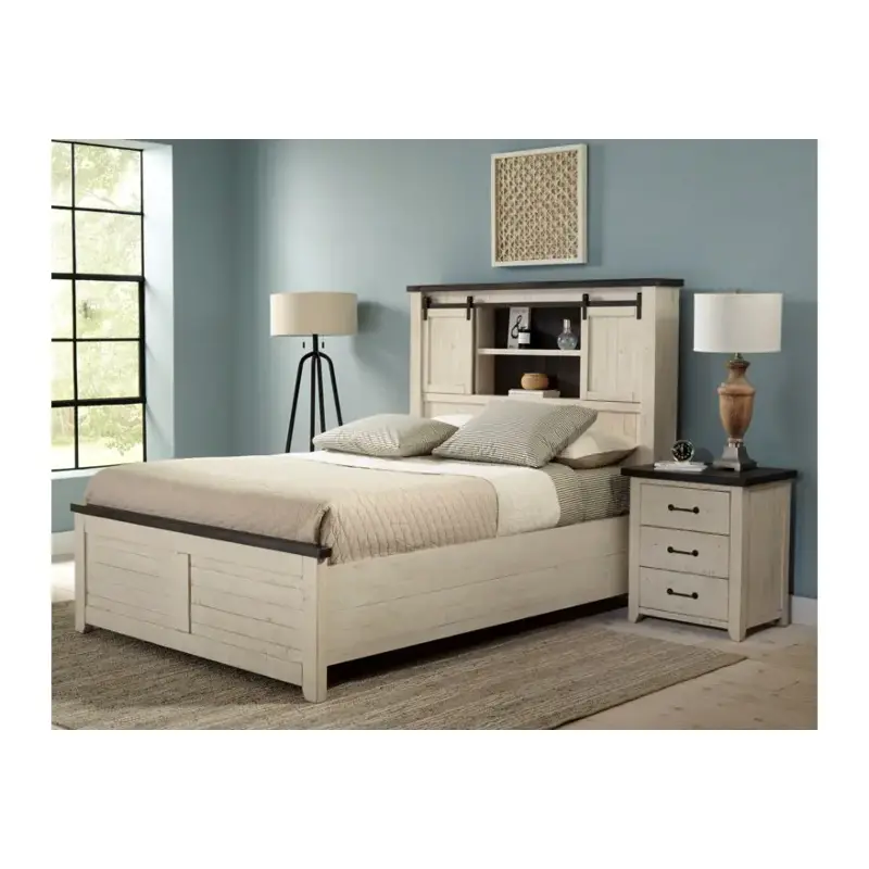 1706b-kbdhb Jofran Furniture Madison County - Vintage White Bedroom Furniture Bed