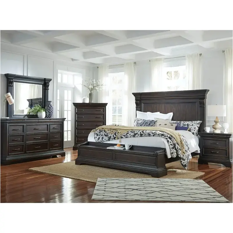 P012-br-k2 Pulaski Furniture Caldwell Bedroom Furniture Bed