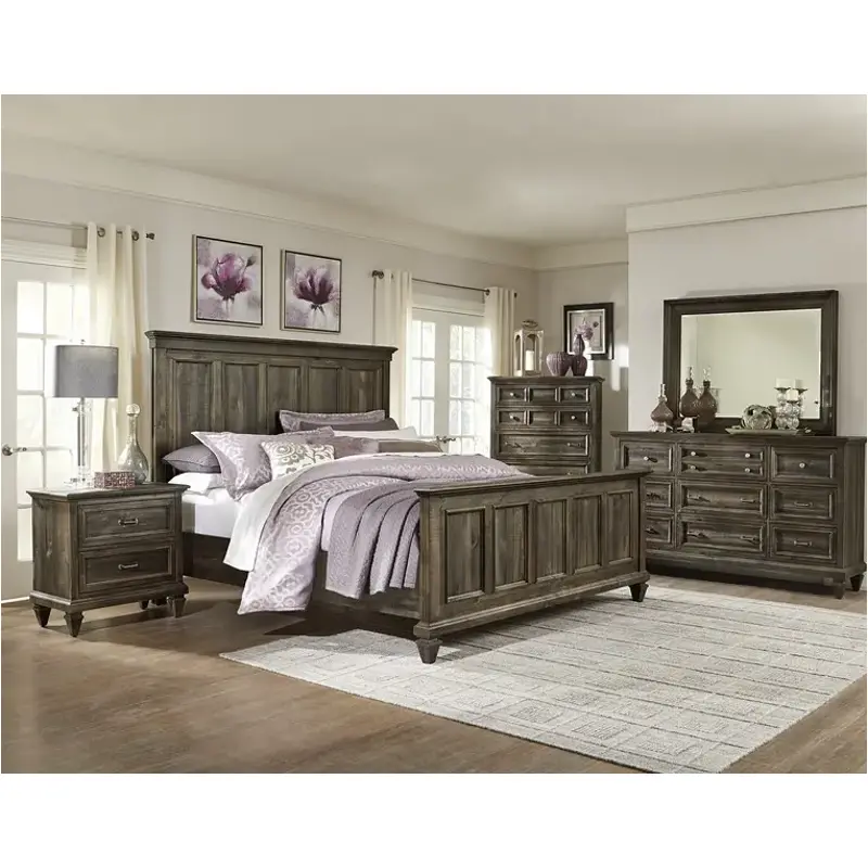 B2590-54 Magnussen Home Furniture Calistoga Bedroom Furniture Bed