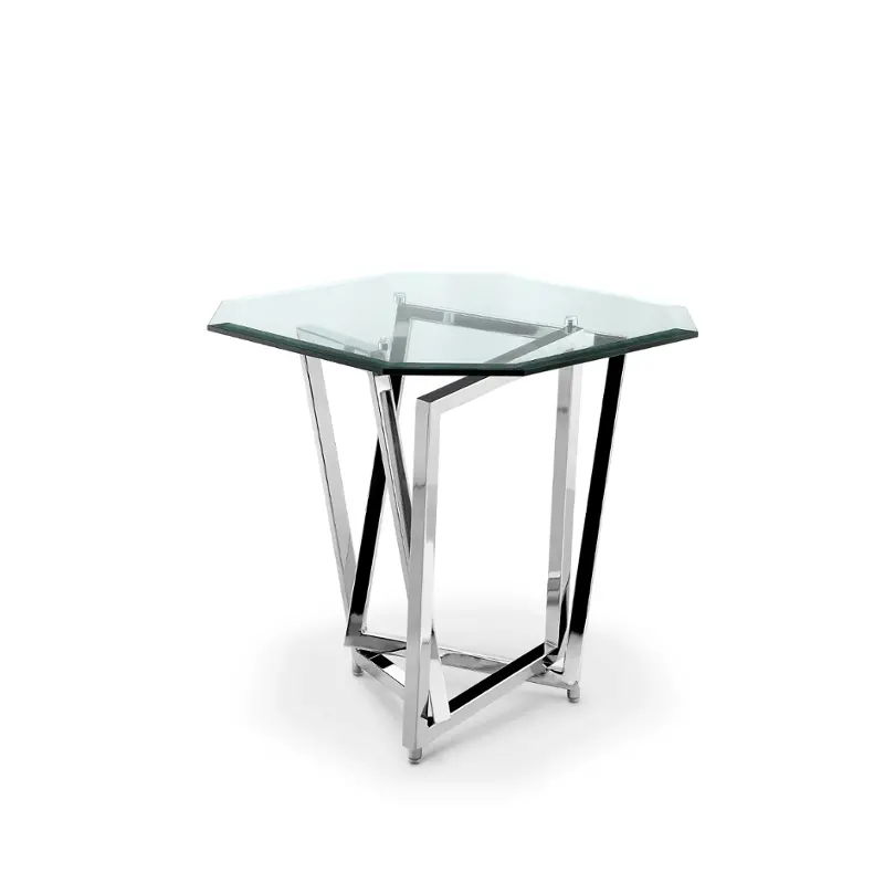 T3790-09 Magnussen Home Furniture Lenox Square Living Room Furniture End Table