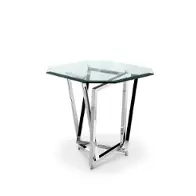 T3790-09 Magnussen Home Furniture Lenox Square Living Room Furniture End Table