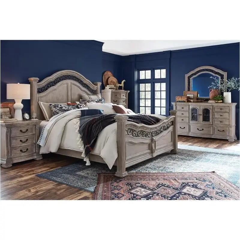 B5132-54 Magnussen Home Furniture Marisol Bedroom Furniture Bed